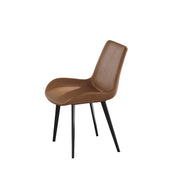 Modern Dining Chair Living Room Metal Leg Dining Chair (Set of 2)