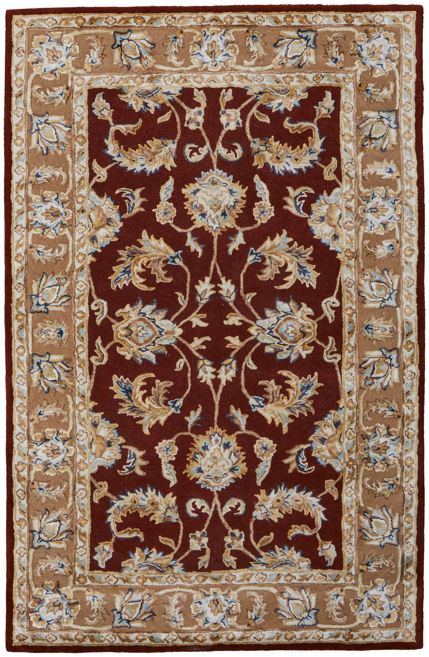 Prescott Traditional Oriental, Red/Tan/Ivory