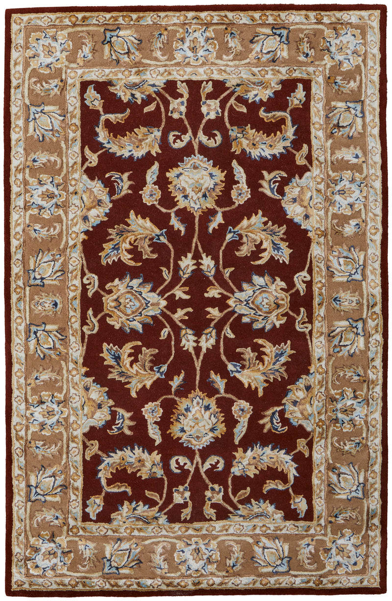 Prescott Traditional Oriental, Red/Tan/Ivory