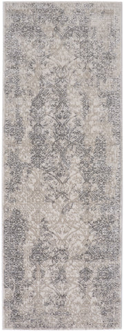 Prasad Modern Distressed, Ivory/Gray/Black