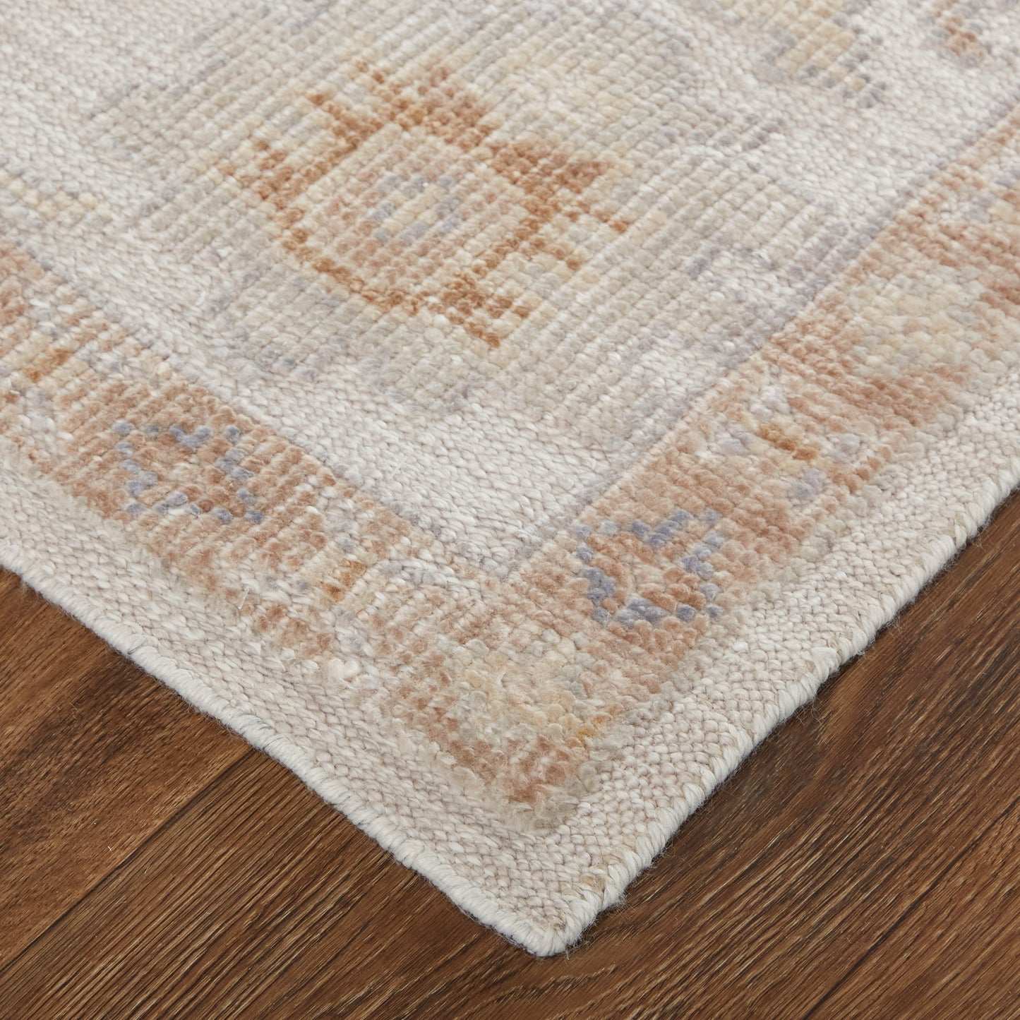 Wendover Transitional Oriental, Ivory/Orange