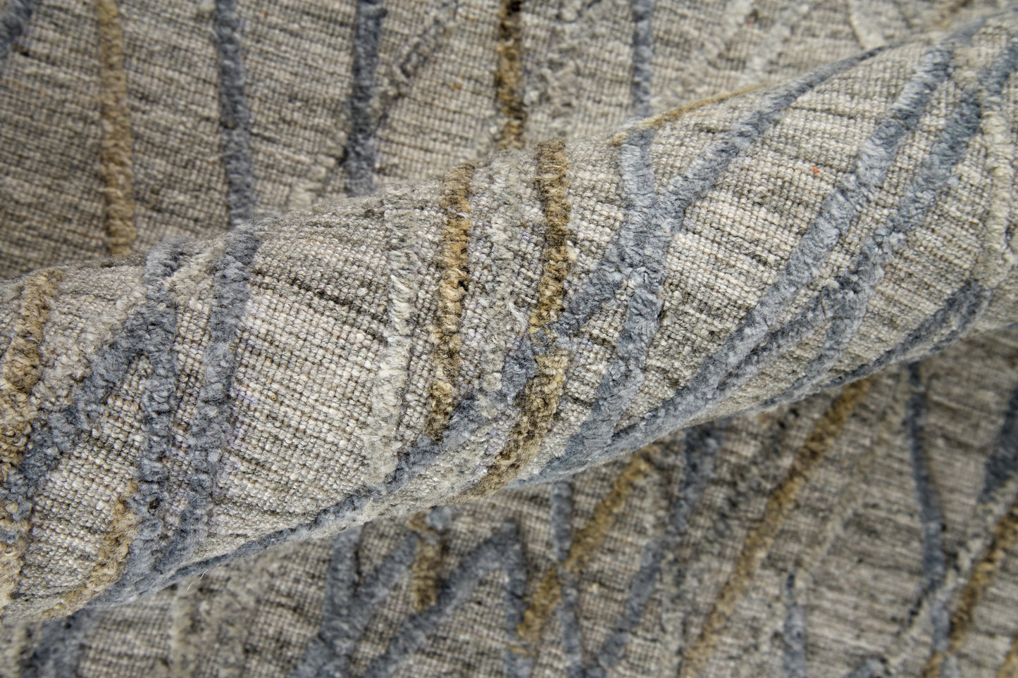 Elias Modern Abstract, Gray/Blue