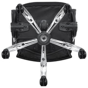 Swivel Office Chair With Base Adjustable Height - Black