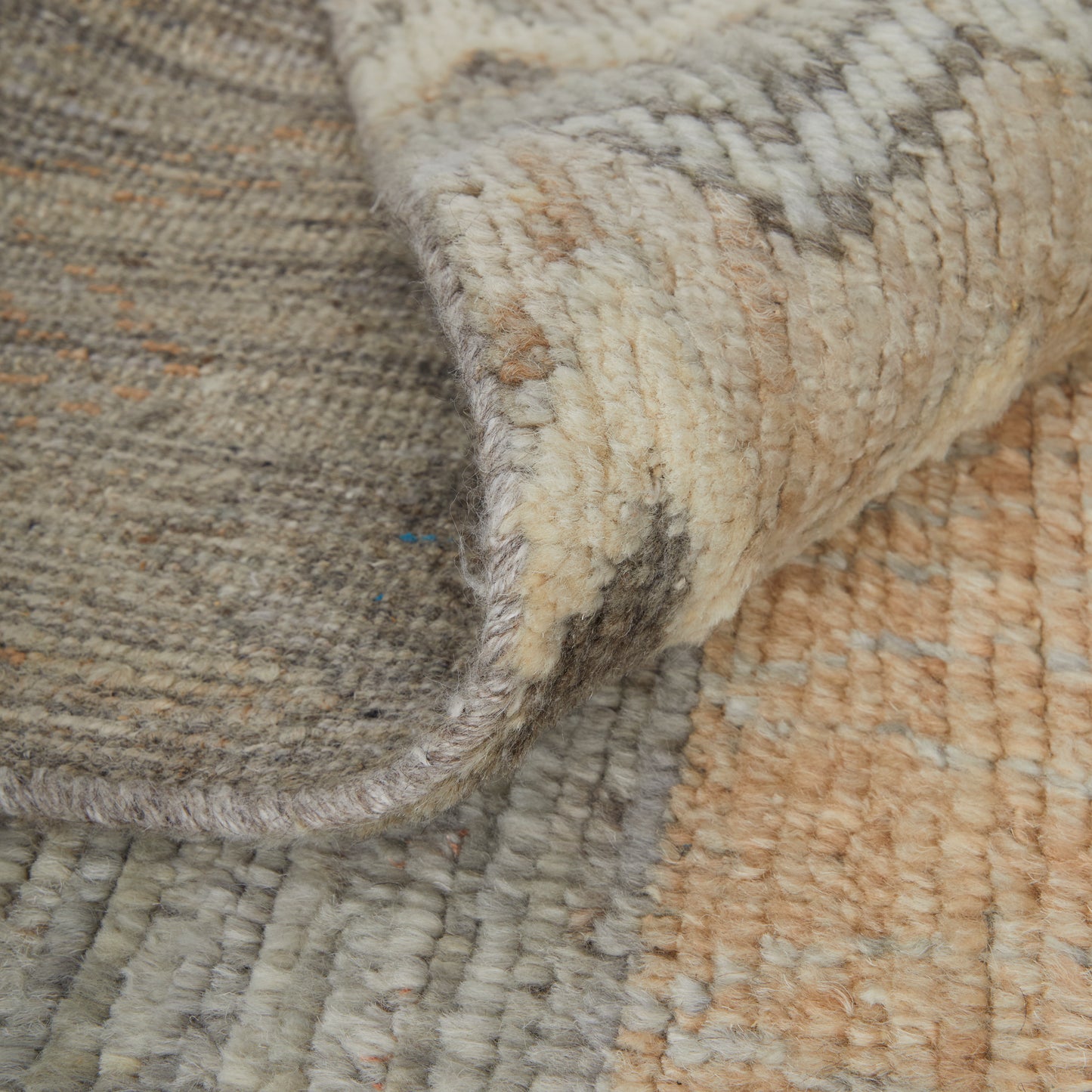 Kasbah Transitional Moroccan, Ivory/Gray/Orange