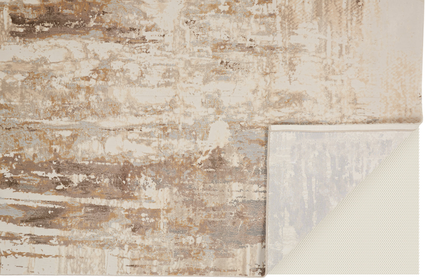 Parker Transitional Abstract, Tan/Ivory/Gray