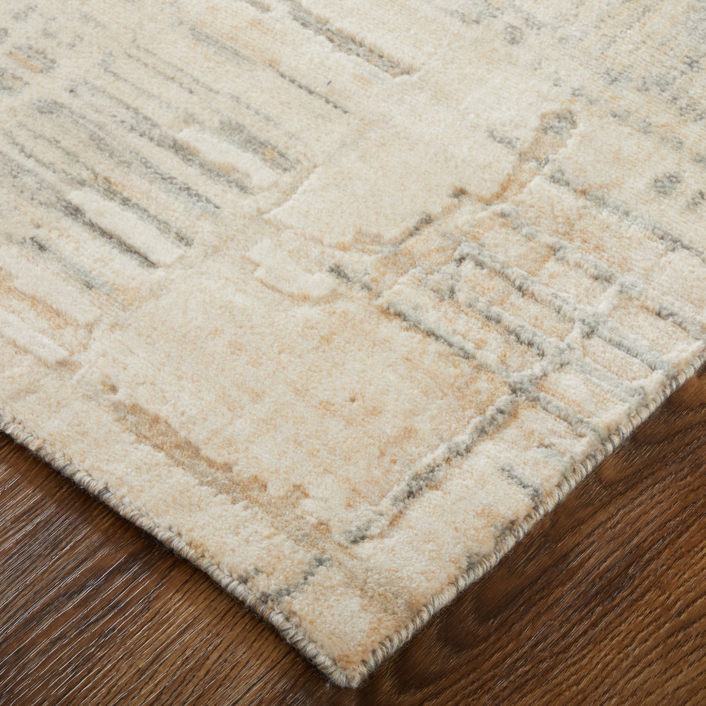 Jaxson Modern Abstract, Ivory/Tan/Gray