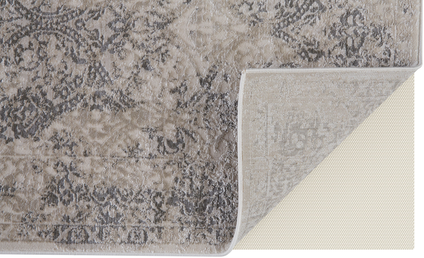 Prasad Modern Distressed, Ivory/Gray/Black
