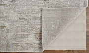 Vancouver Modern Abstract, Ivory/Gray/Tan