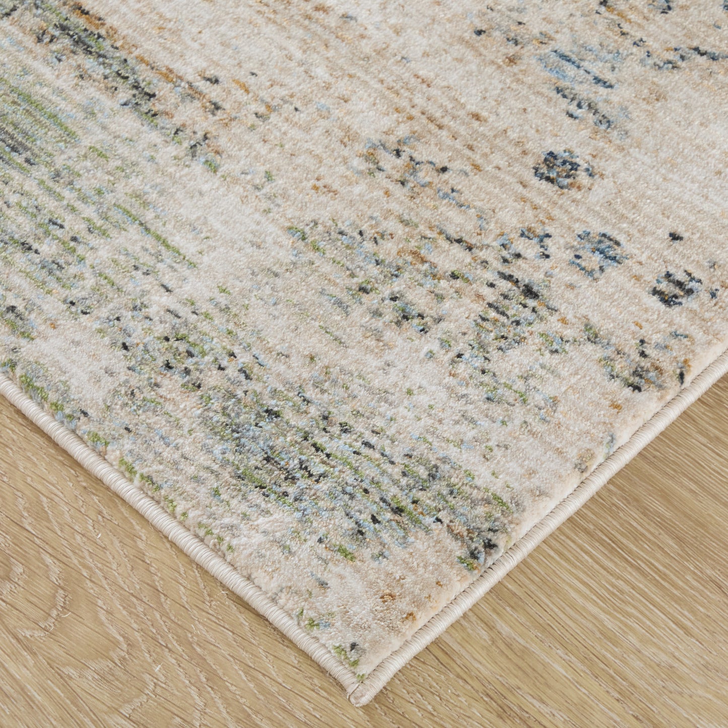 Sonora Modern Abstract, Taupe/Ivory/Blue