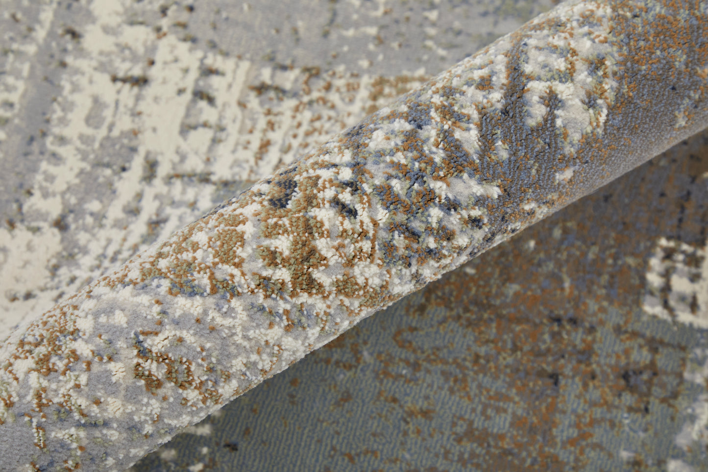 Clio Modern Abstract, Ivory/Gray/Brown