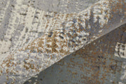 Clio Modern Abstract, Ivory/Gray/Brown