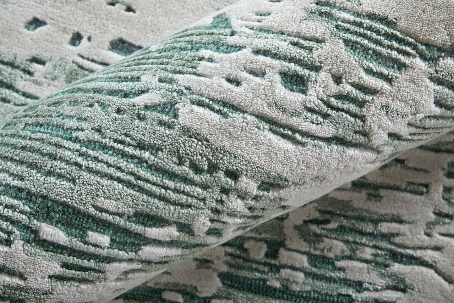 Zarah Modern Abstract, Green/White