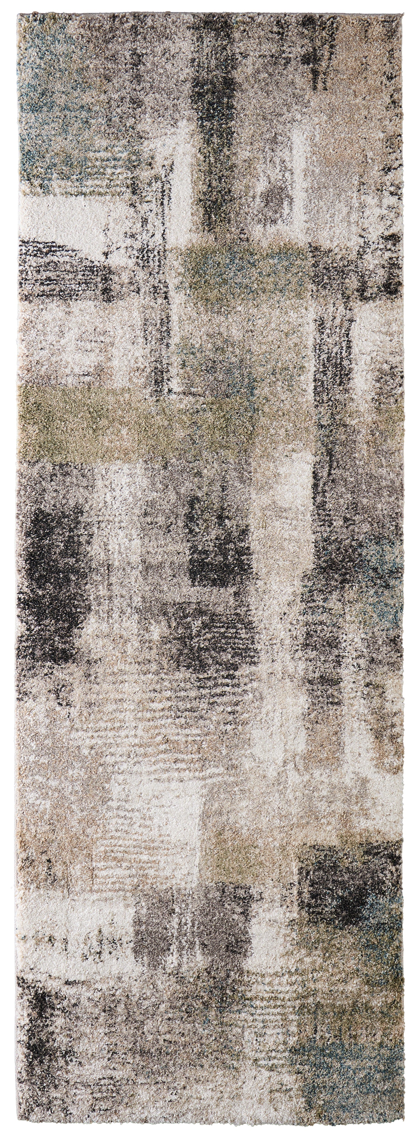 Skyview Modern Abstract, Gray/Taupe/Ivory