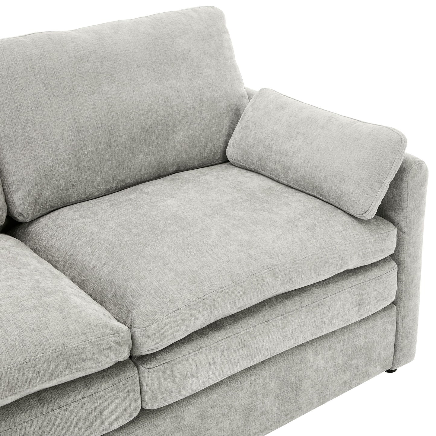 Cozy Upholstered Sofa Set For Living Room