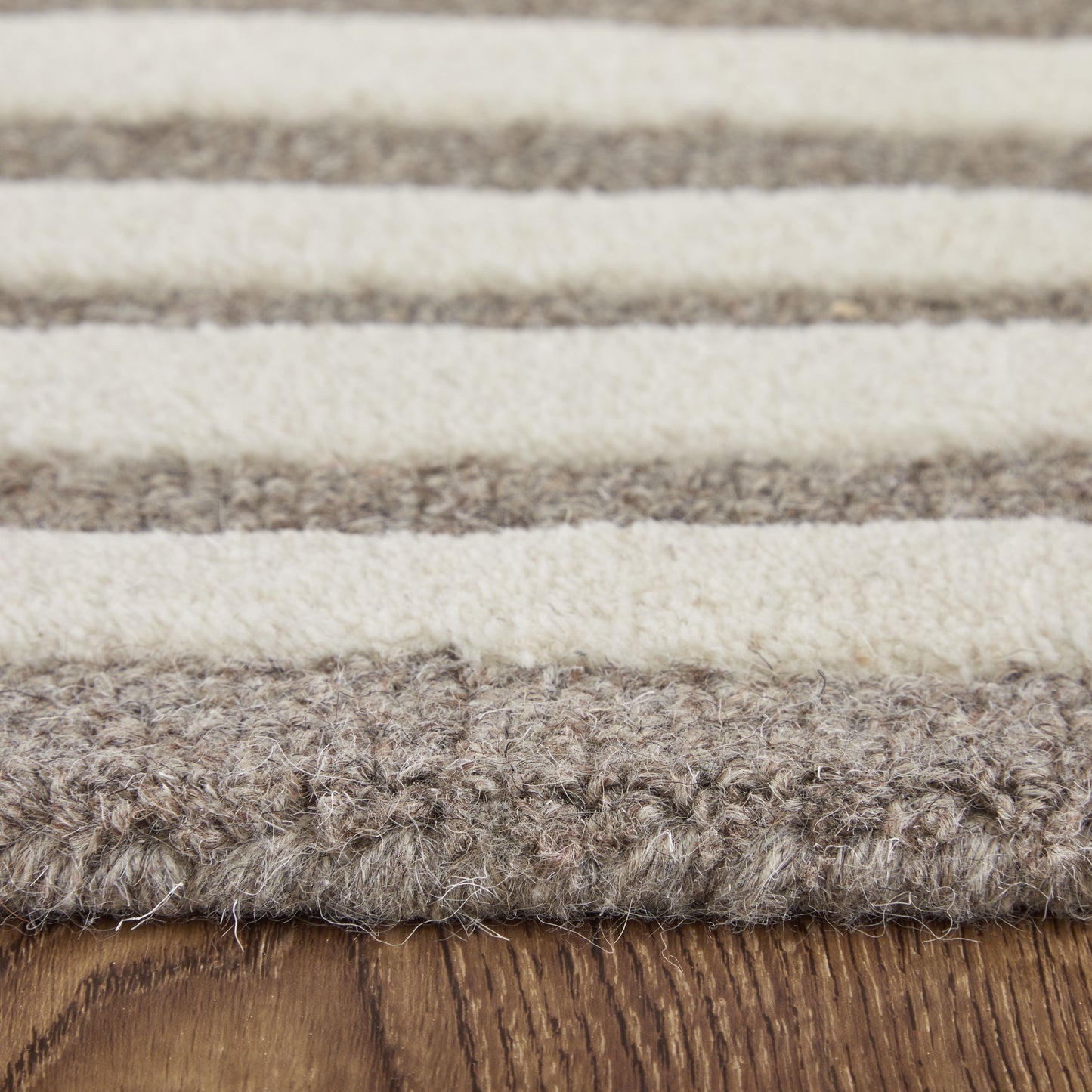 Kimball Transitional Abstract, Taupe/Ivory