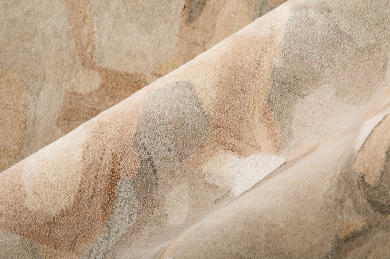 Kendall Modern Abstract, Tan/Gray/Ivory
