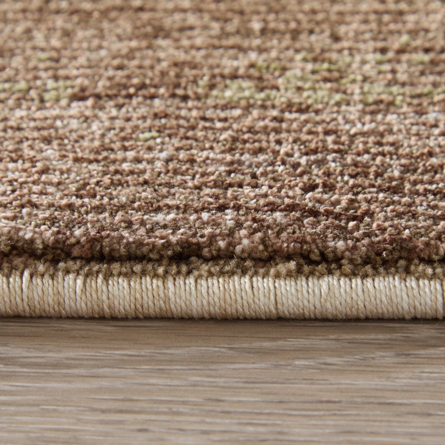 Pearson Modern Abstract, Green/Ivory/Brown