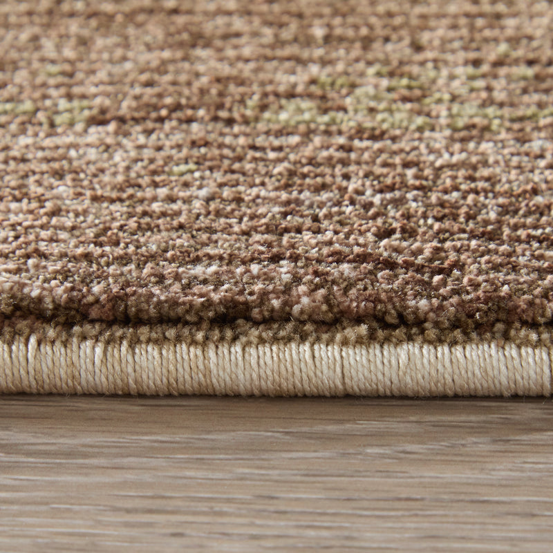 Pearson Modern Abstract, Green/Ivory/Brown