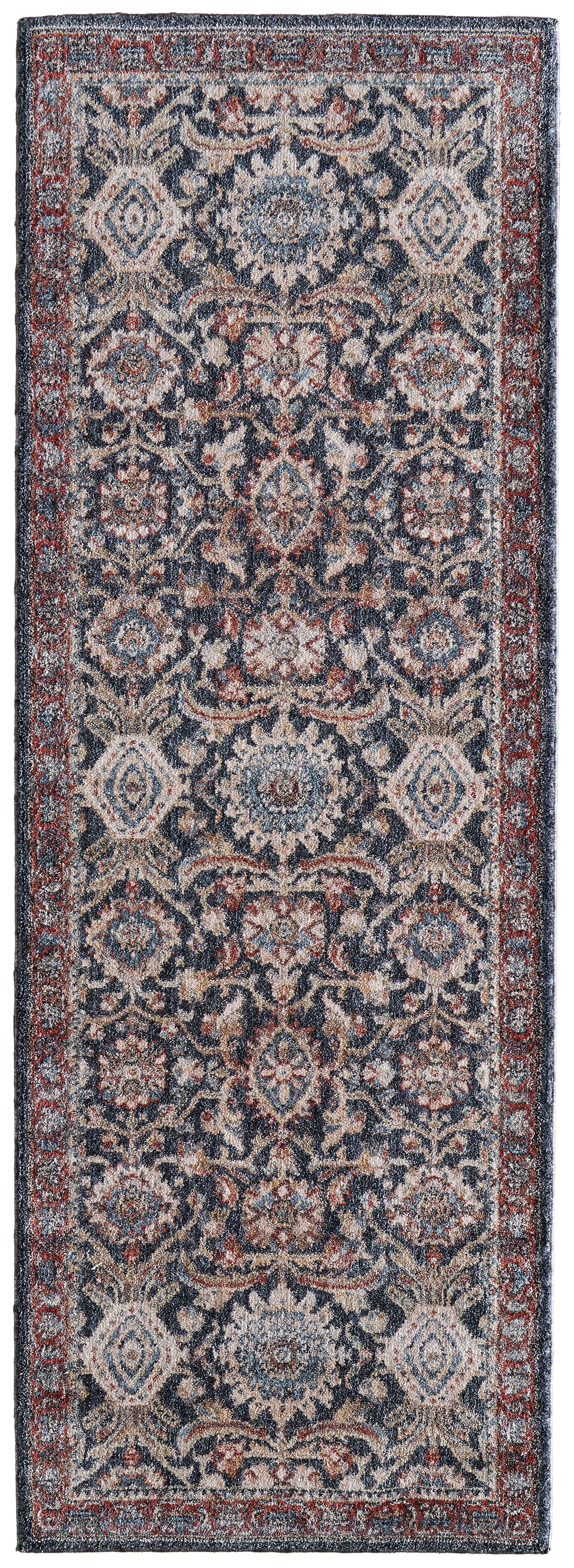 Pearson Traditional Medallion, Blue/Red/Ivory