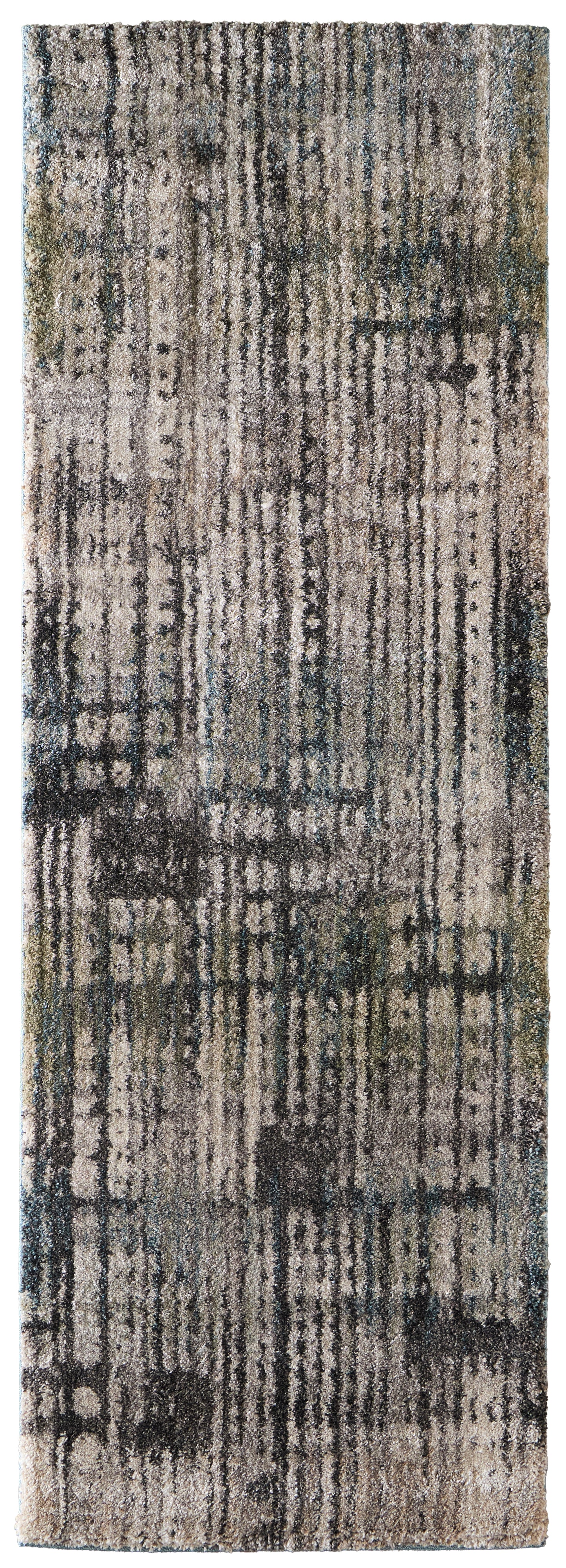 Skyview Modern Abstract, Gray/Black/Ivory
