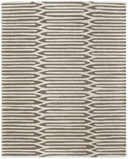Kimball Transitional Abstract, Taupe/Ivory