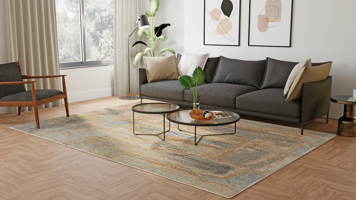 Jaxson Modern Abstract, Tan/Brown/Gray