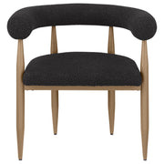 Crofton - Upholstered Dining Arm Chair (Set of 2) - Black