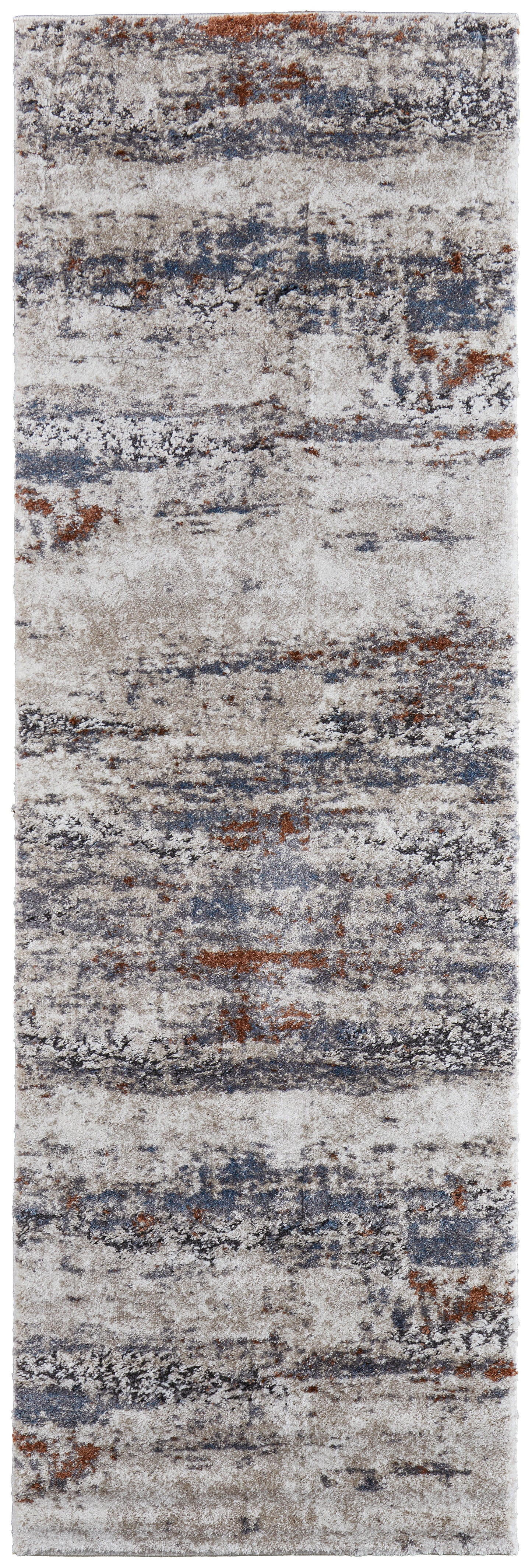 Gilmore Modern Abstract, Ivory/Blue/Gray