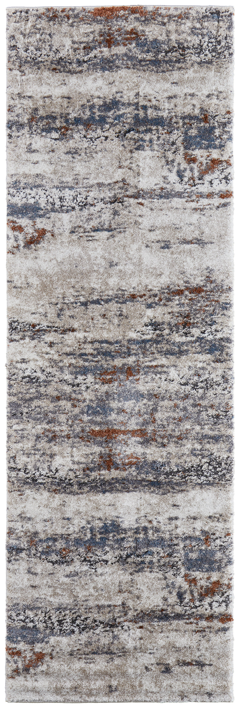 Gilmore Modern Abstract, Ivory/Blue/Gray