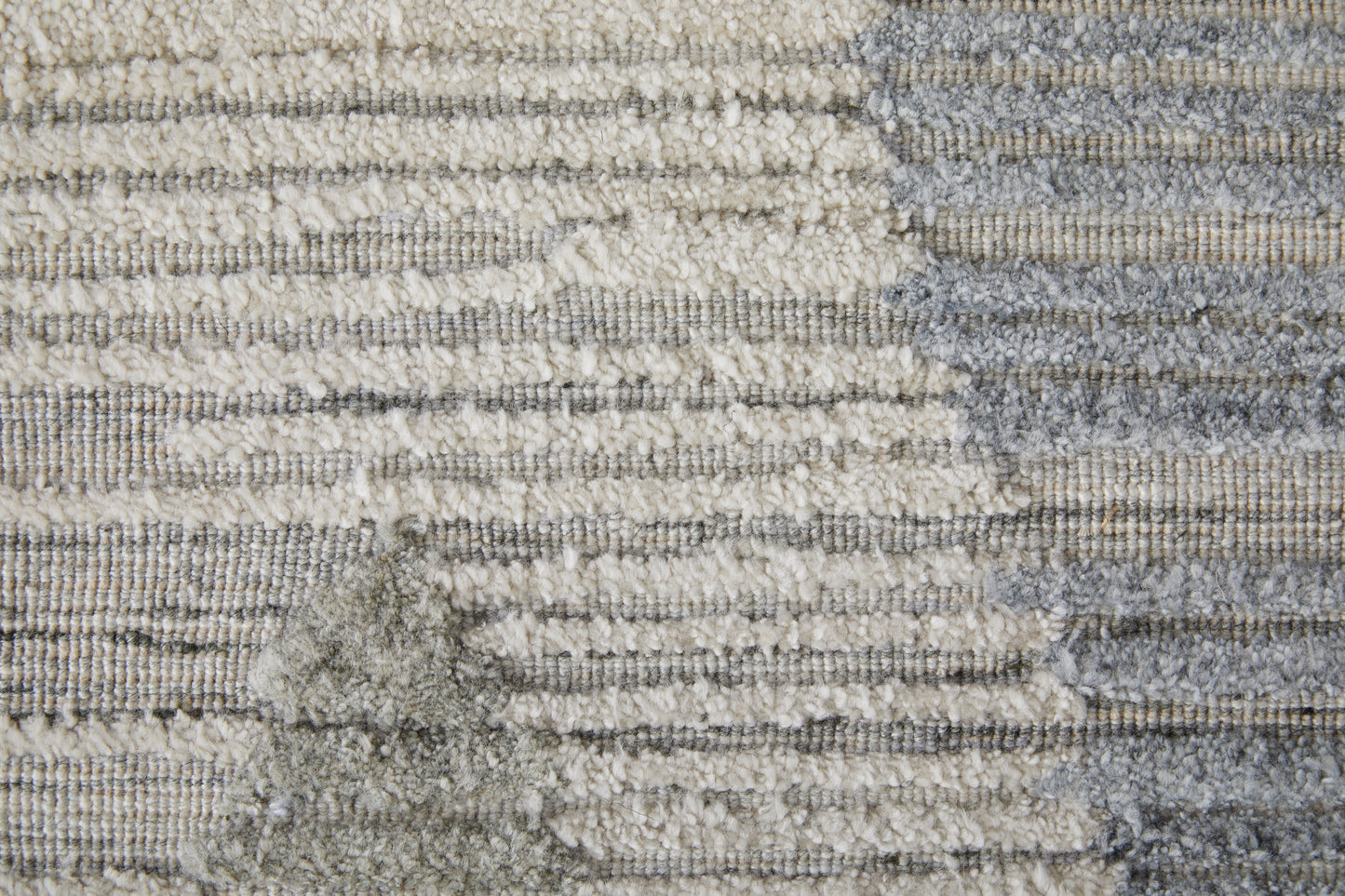 Elias Modern Diamond, Ivory/Blue/Brown