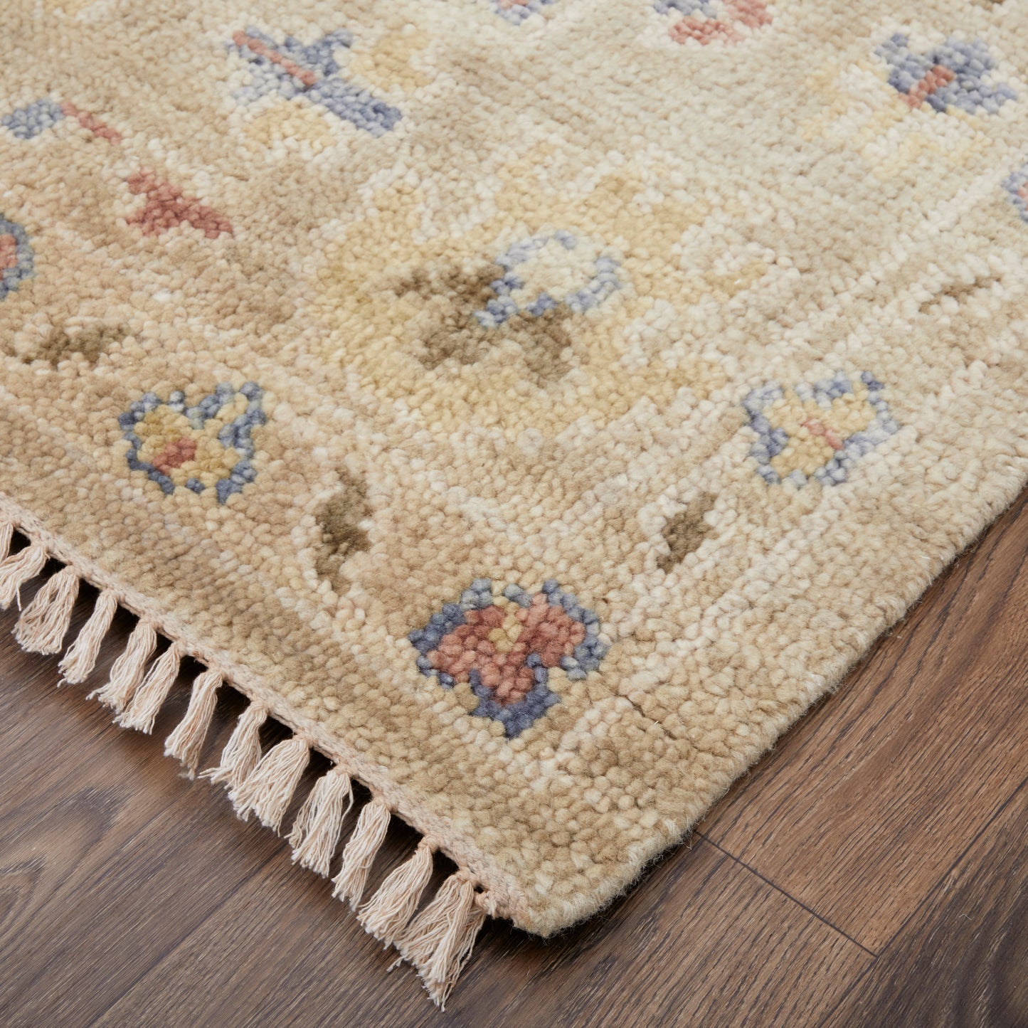 Fillmore Transitional Floral & Botanical, Brown/Tan/Blue