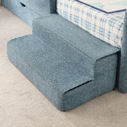 Safe Kids Bed With Guardrails And Storage