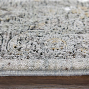 Sarrant Transitional Damask, Gray/Silver/Tan