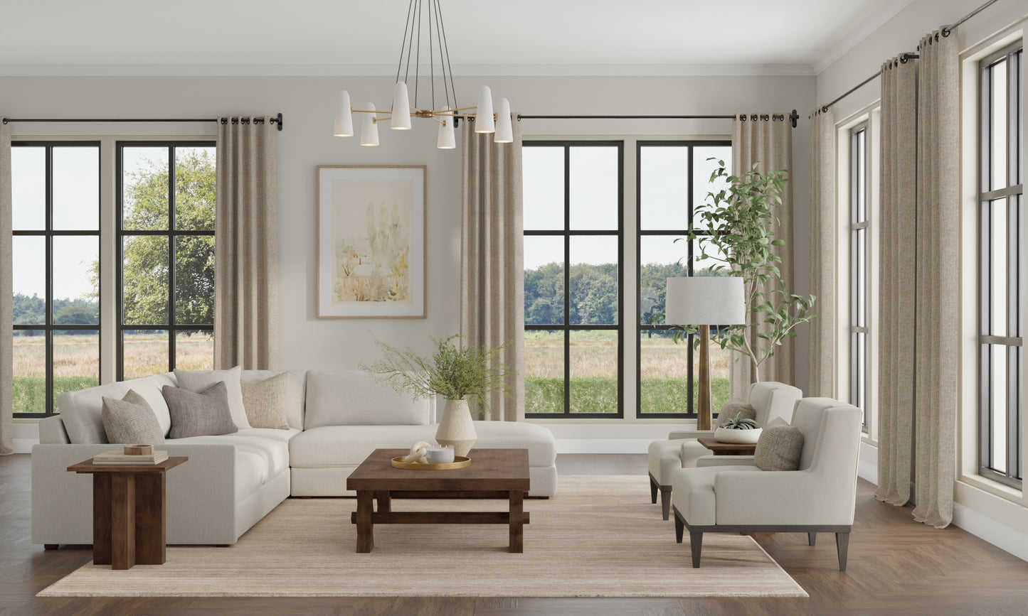 Lakewood Modern Solid, Tan/Brown/Gray