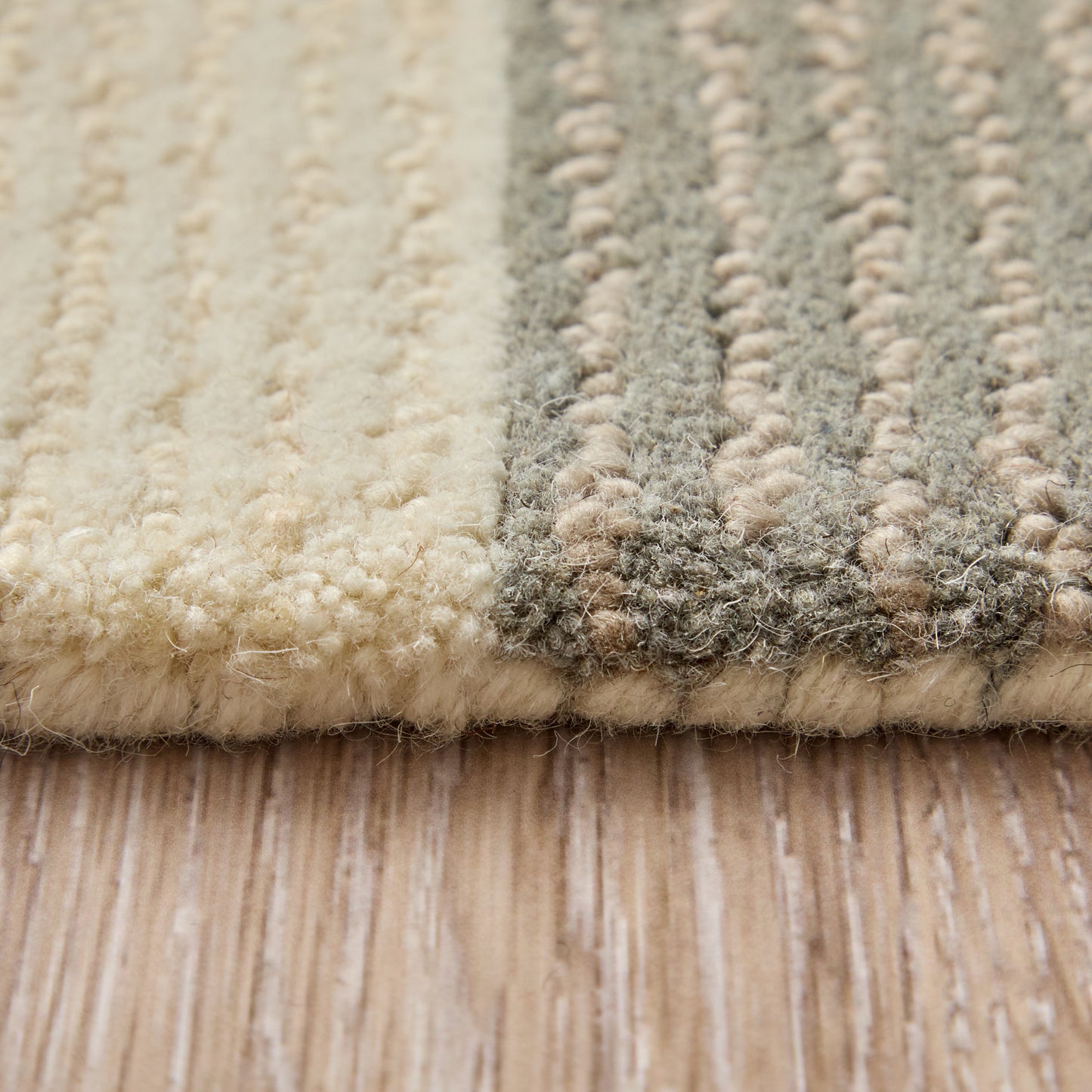 Maguire Transitional Abstract, Taupe/Black