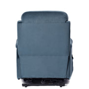 Power Lift Chair Recliner With Remote Control, Electric Reclining Sofa, Fabric Power Recliner For Living Room - Navy Blue