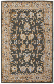 Prescott Traditional Floral & Botanical, Taupe/Tan/Ivory