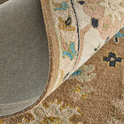 Springfield Traditional Floral & Botanical, Tan/Ivory/Blue