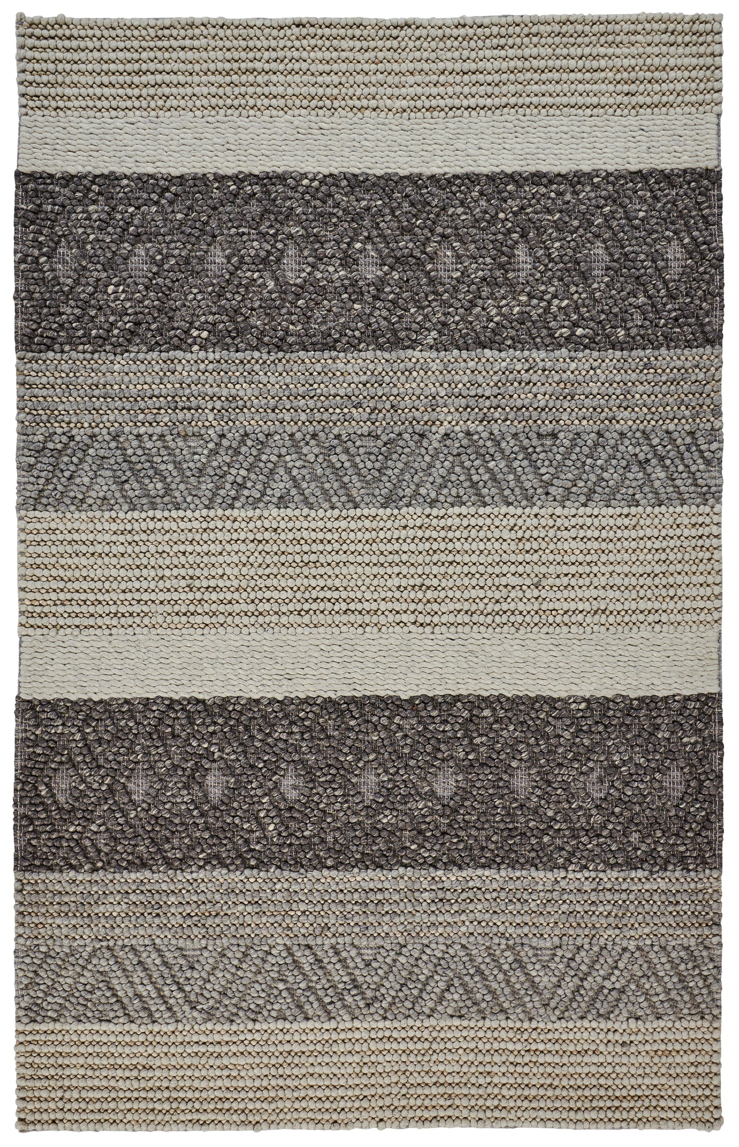 Berkeley Transitional Stripes, Gray/Taupe/Tan