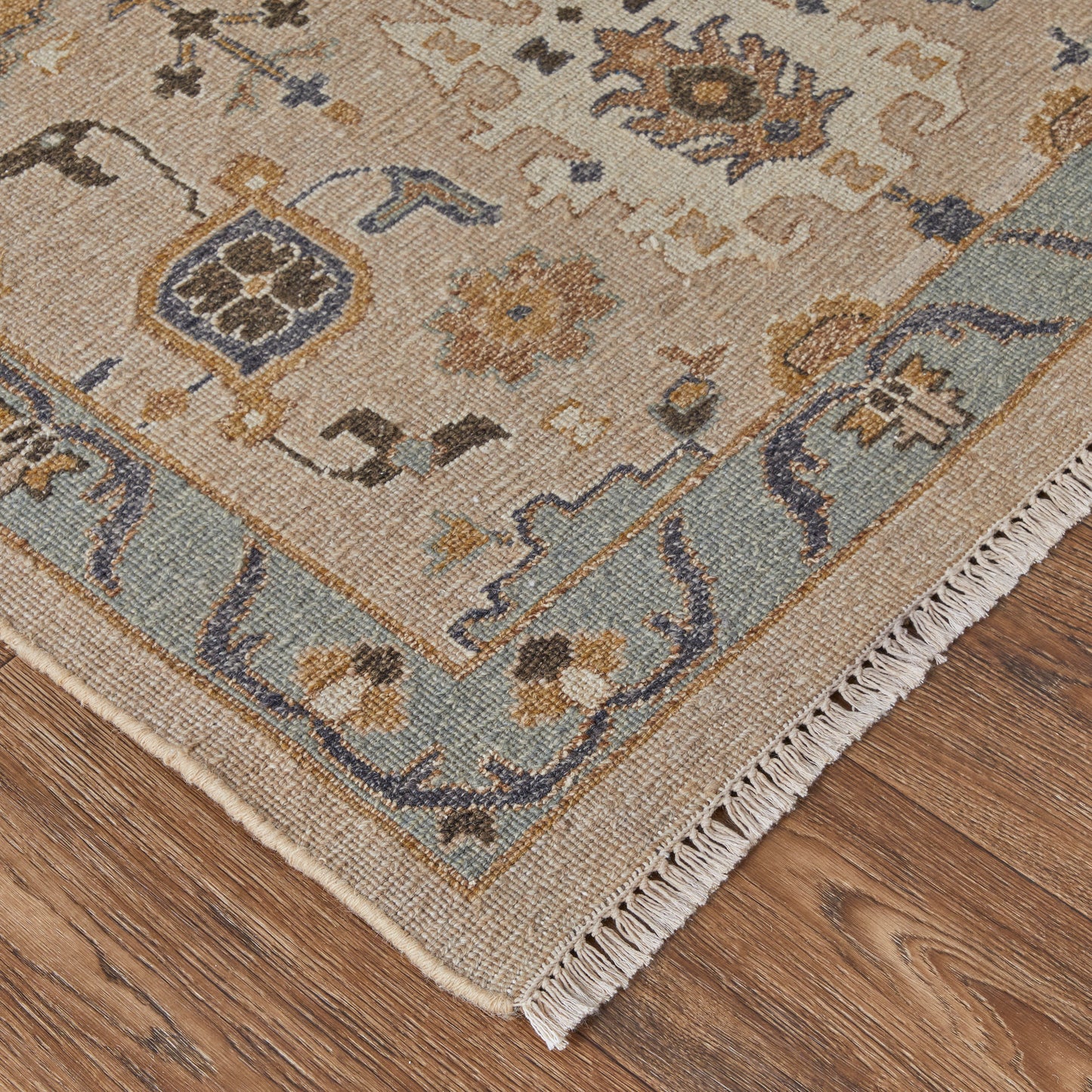 Corbitt Traditional Oriental, Tan/Blue/Gold