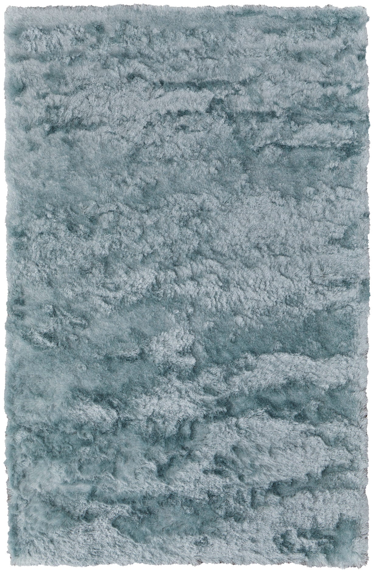 Indochine Modern Solid, Blue/Silver
