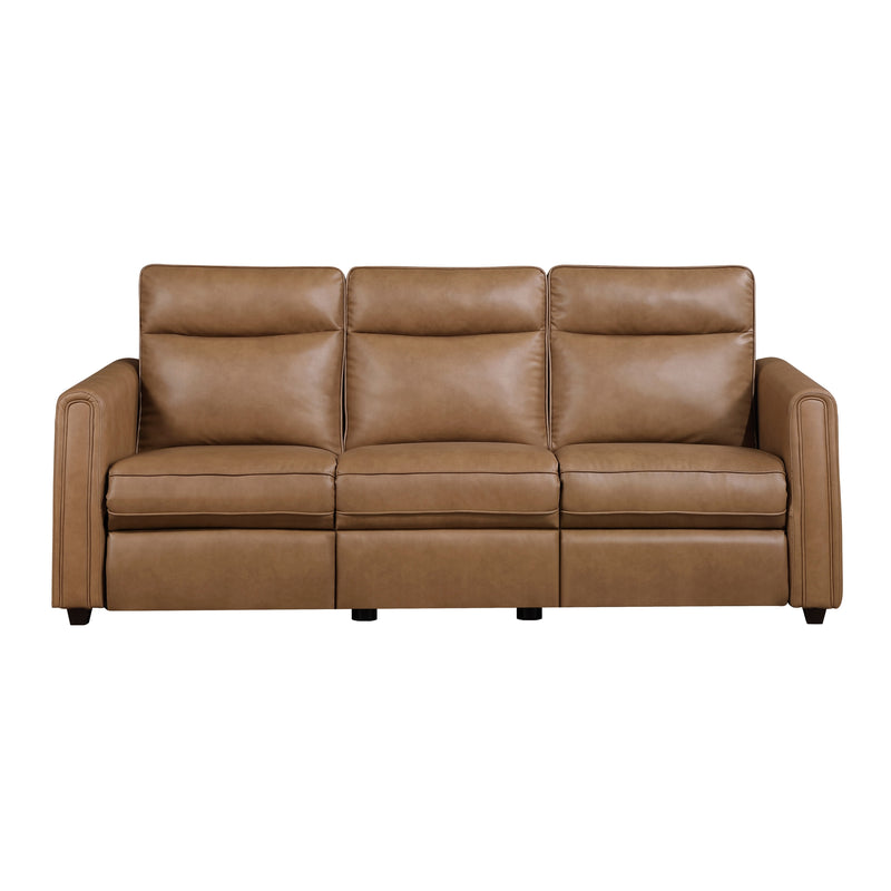 Modern Brown Power Recliner Sofa Set 3pc Sofa Loveseat Chair USB Ports Zero Wall Reclining Design Faux Leather Upholstery Furniture