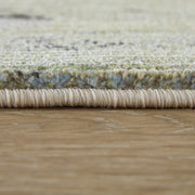 Sonora Modern Abstract, Green/Ivory/Tan