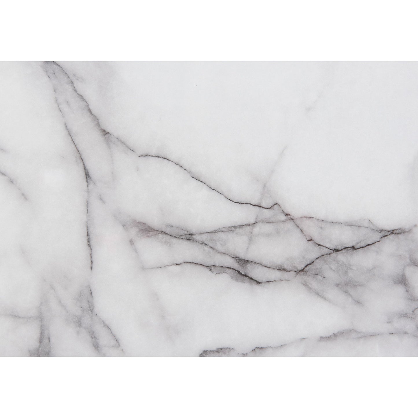 Moon - Marble Nightstand With LED - White