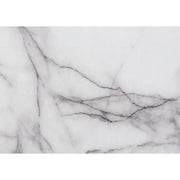 Moon - Marble Nightstand With LED - White