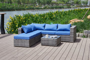 Patio Sofa With Cushions