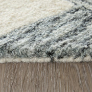 Wallace Modern Geometric, Gray/Ivory