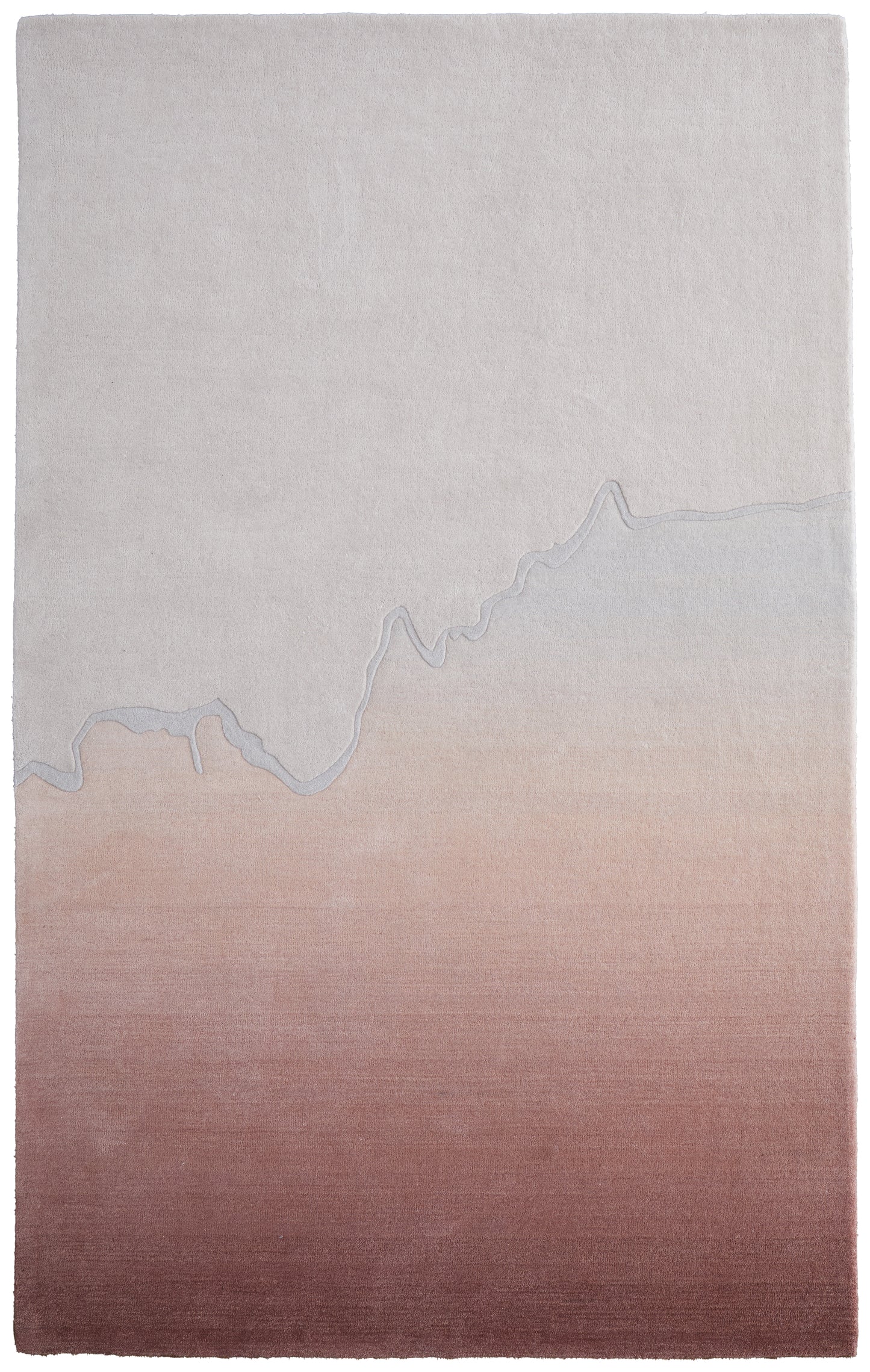 Katya Modern Gradient & Ombre, Pink/Ivory