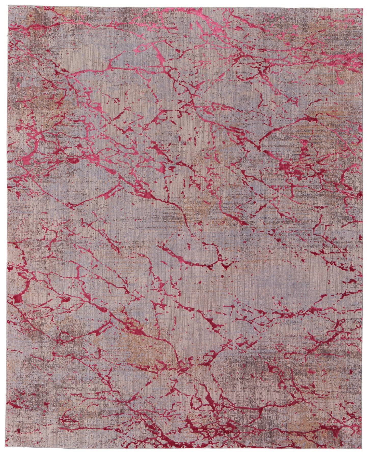 Pryor Modern Abstract, Pink/Gray/Taupe