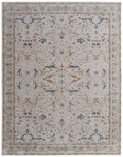 Pasha Transitional Ikat, Ivory/Blue/Red